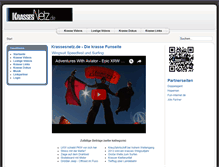 Tablet Screenshot of krassesnetz.de